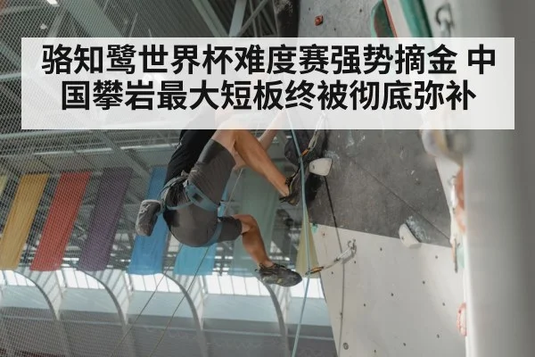 骆知鹭世界杯难度赛强势摘金 中国攀岩最大短板终被彻底弥补